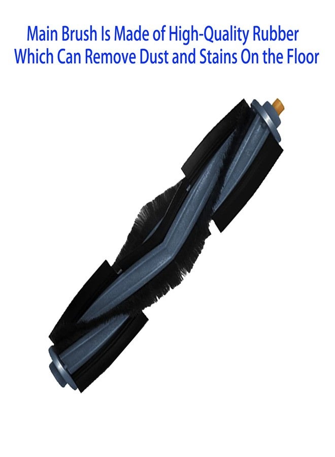 مجموعة ملحقات بديلة من سلسلة DEEBOT X1، متوافقة مع مكنسة ECOVACS X1 Omni / X1 TURBO الروبوتية، تتضمن فرشاة رئيسية واحدة، و6 فرش جانبية، وفلترين، و4 وسادات مسح، و3 قطع لأكياس الغبار. - Image 5